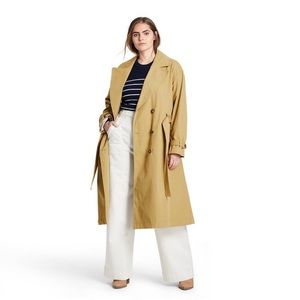 Women’s Pleated Back Trench Coat Nili Lotan x Target Khaki XS